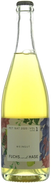 Фухс унд Хазе Пет Нат. Вол 1 0,75 л. 11% Вино игристое экстра брют белое