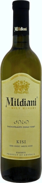 МИЛДИАНИ Киси Полусладкое белое 0,75 л. 11% Вино сортовое выдержанное