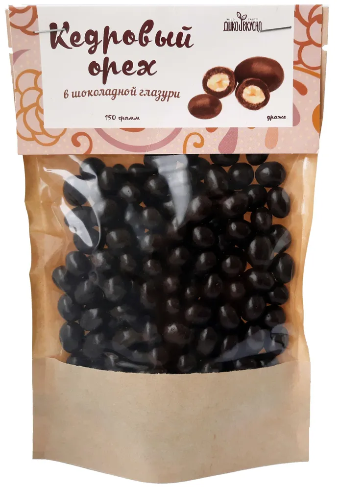 Драже Кедровый орех в шоколадной глазури 150 гр.