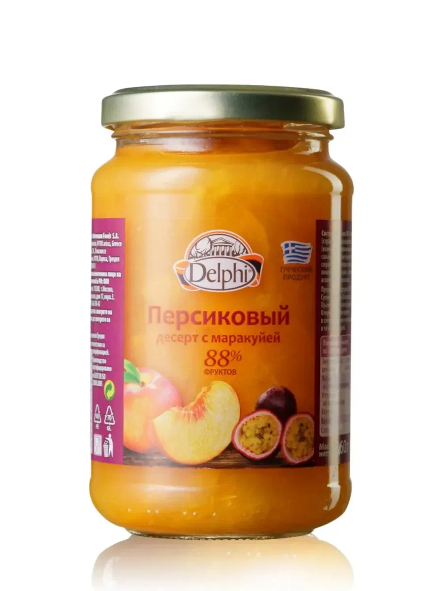 Десерт персиковый с маракуей Delphi 360 г