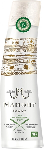 Мамонт Айвери 0,5 л. 40% Водка особая