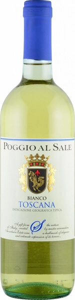 Поджио аль Сале Тоскана  белое сухое 0,75л 12,5% Вино ординарное
