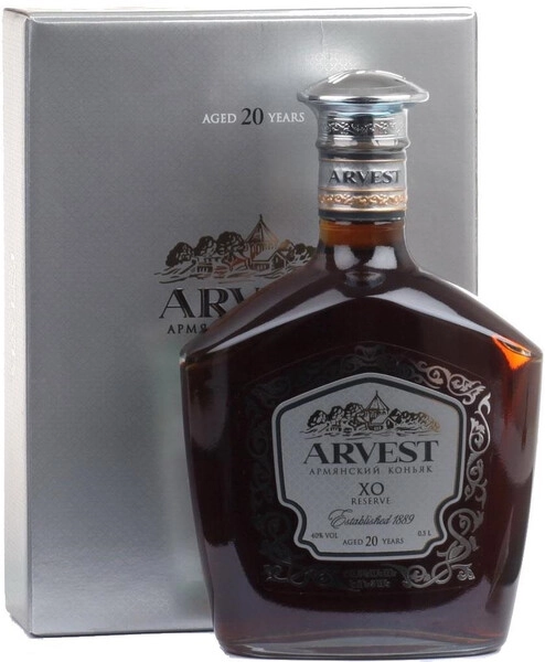 Арвест ХО Резерв 20 лет 0,5 л  в п/у 40% Коньяк армянский марочный очень старый