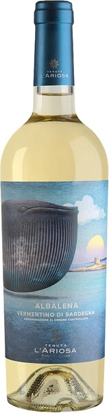 Л'Ариоса Альбалена Верментино сухое белое ординарное 0,75 л. 12% Вино сортовое 
