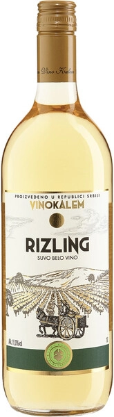 Калем Рислинг белое сухое 1 л. 12% Вино столовое 