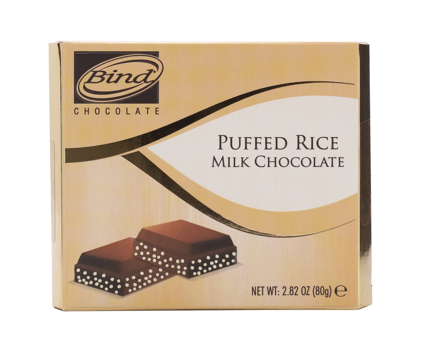 Байнд хрустящий молочный шоколад 80 г.