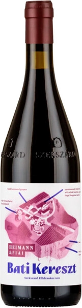 Бати Керешт Кекфранкош сухое красное 0,75 л. 13% Вино сортовое выдержанное
