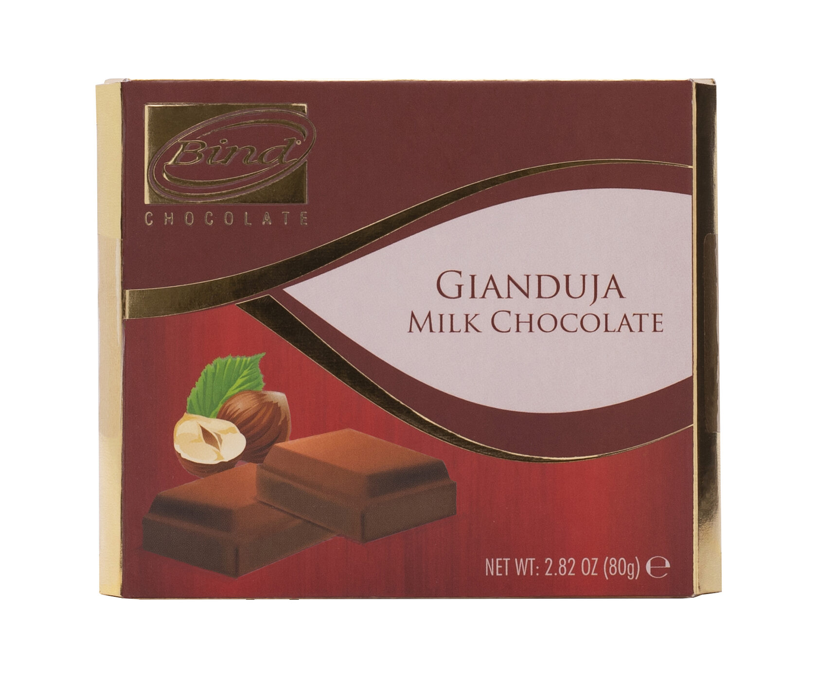 Байнд шоколад молочный с джандуйей 80 г