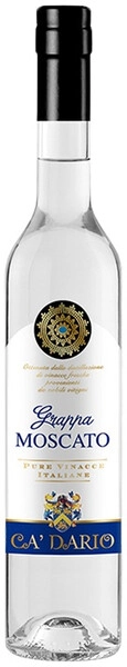 Граппа Москато Ка Дарио Вальдолио 0,5 л. 40% Водка виноградная