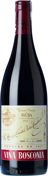 Винья Боскония Резерва 2011 ДОКа Риоха сухое красное 0,75 л. 13,5% Вино с защищ. наимен. места происх. коллекционное региона Риоха