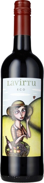 Лавирту Эко сухое красное 0,75 л. 13,5% Вино сортовое ординарное 