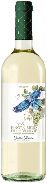 Рю де Вин Пино Гриджио делле Венецие сухое белое 0,75 л. 12% Вино сортовое ординарное 