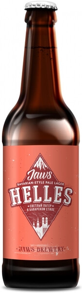 Джоус Мюних Хеллес 0,5 л. бут. 4,5% Пиво фильтр. непастериз. светлое