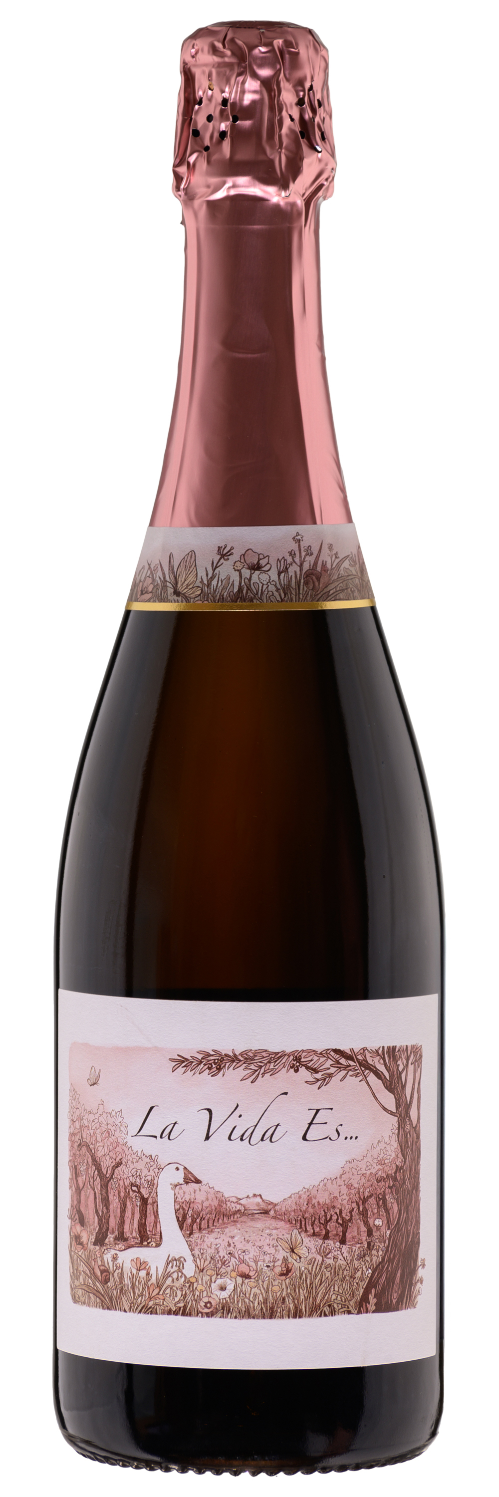 Кава Ла Вида Эс ДО Ресерва Брют Росэ розовое брют 0,75 л. 11% Вино игристое выдержанное