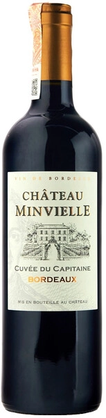 Шато Минвьелль Кюве де Капитен АОС Бордо сухое красное 0,75 л. 13% Вино 