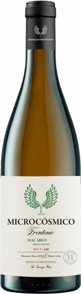 Фронтонио Микрокосмико Макабео белое сухое 0,75 л. 10% Вино сортовое