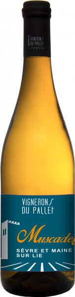 Мюскаде Севр е Мэн Сюр Ли Вигнерон дю Палле белое сухое 0,75 л11,5% Вино с защищ. наим. места просхож.