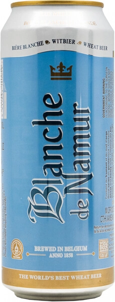 Бланш де Намур 0,5 л. ж/бан 4,5% Пиво пастеризованное нефильтрованное осветленное