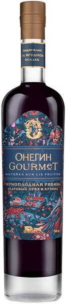 Онегин Гурмэ Черноплодная Рябина 0,5 л. 20% Настойка сладкая