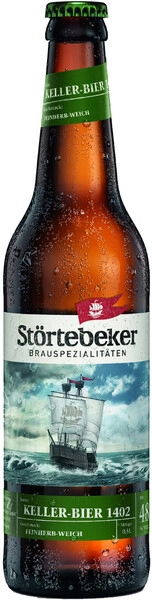 Штёртебекер Келлер-Бир 1402 0,5 л. бут. 4,8% Пиво светлое непастериз. нефильтров. неосветл. ячмен.