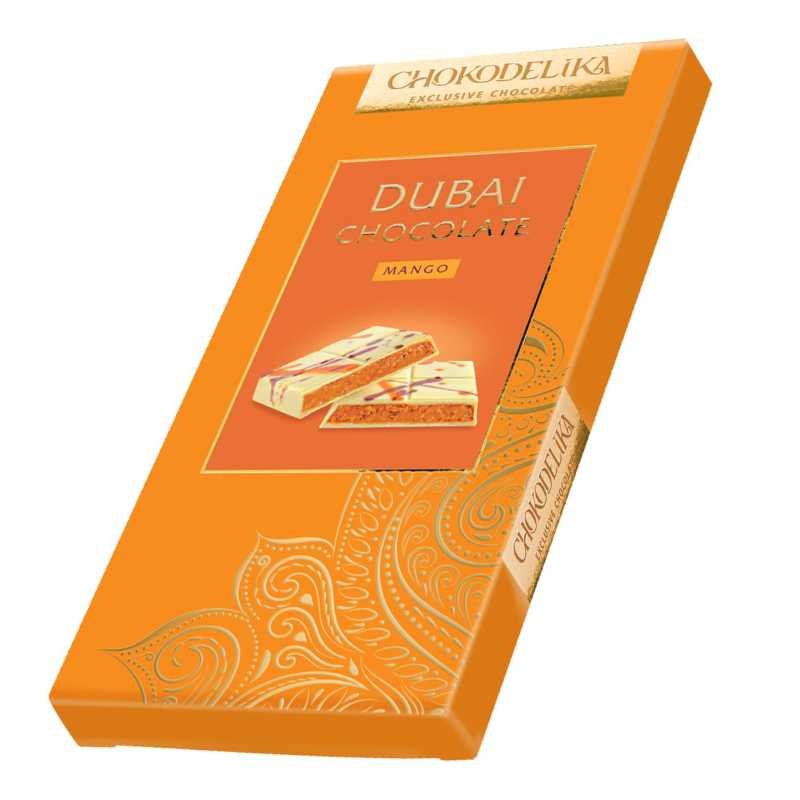 Чокоделика Дубай Манго 180 гр. Шоколад белый с начинкой