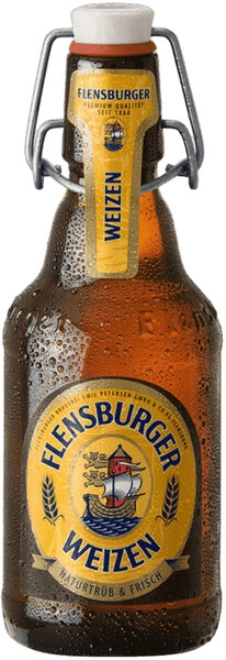 Фленсбургер Вайцен 0,33 л. бут. 5,1% Пиво светлое пастеризованное нефильтрованное