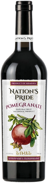 Гордость Нации Гранат 0,75 л. 11,5% Вино плодовое полусладкое