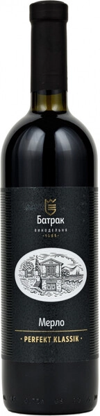 Батрак Перфект Классик Мерло красное сухое 0,75 л. 12,5% Вино 