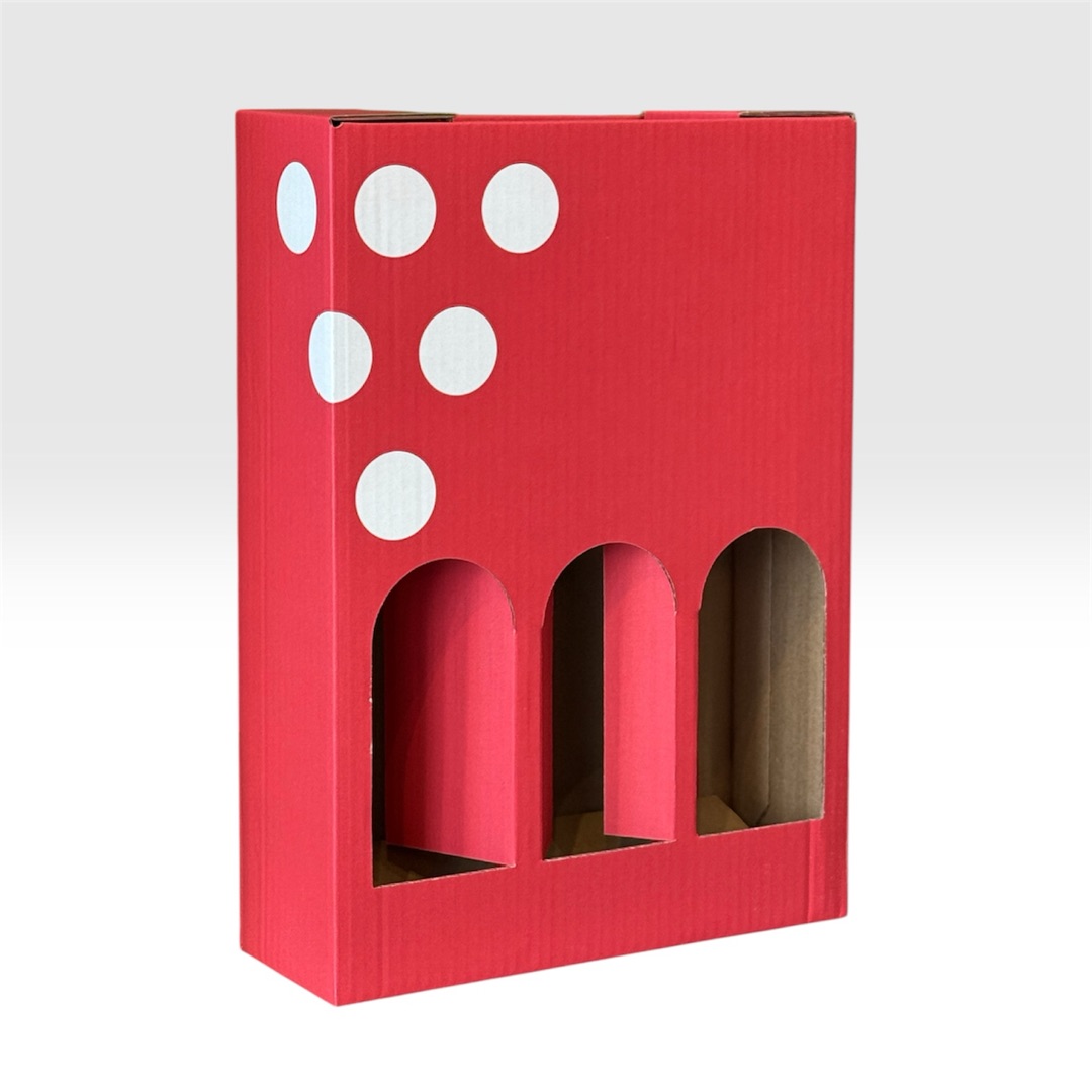 Коробка Кино-Домино под 3 бутылки 280*95*333