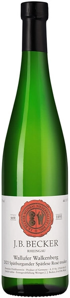 Ж. Б. Беккер Валлуфер Валькенберг Шпетбургундер Шпетлезе Розе 2021 розовое сухое  0,75 л. 13,5% Вино выдержанное