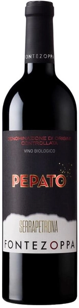 Серрапетрона Фонтедзоппа Пепато сухое красное 0,75 л. 13,5% Вино сортовое выдержанное 