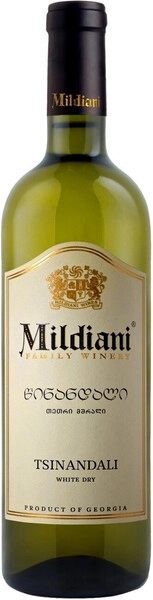 Милдиани Цинандали белое сухое 0,75 л. 11-13% Вино с ЗНМП