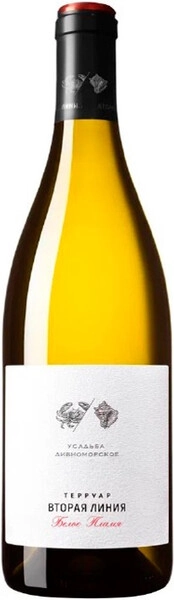 Усадьба Дивноморское Белое Пламя белое сухое 0,75 л. 13,5% Вино российское с ЗНМП