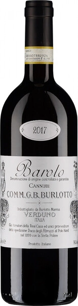 Бурлотто Бароло ДОКГ Каннуби 2017 сухое красное 0,75 л. 14,5% Вино с ЗНМП выдержанное региона Пьемонт