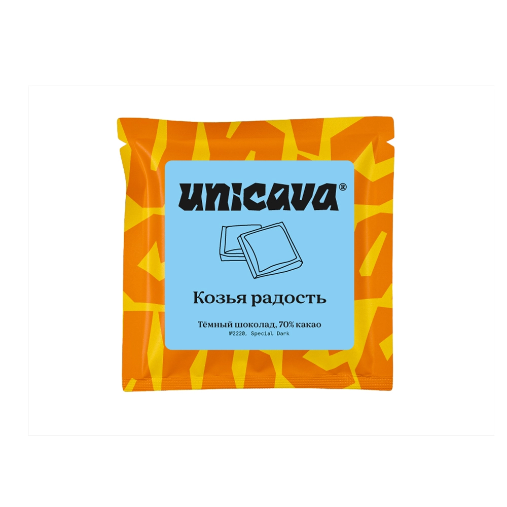Cacava Темный шоколад Козья радость 70% какао 50 г Плитка