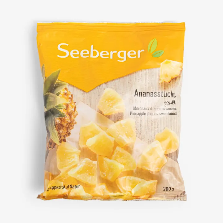 Ананас сушеный кусочки Зеебергер 200 г