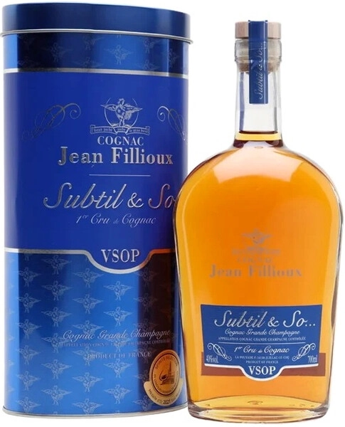 Жан Фийу Субтиль энд Со VSOP Гранд Шампань Премье Крю 0,7 л. 40% Коньяк ординарный четырёхлетний