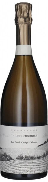 Тьерри Фурнье Ле Гран Шам Менье белое экстра брют 0,75 л. 12% Вино игристое выдержанное