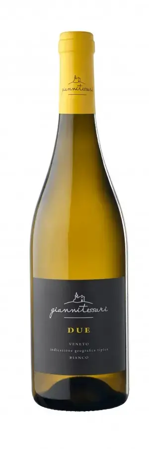 Дуэ Бьянко Джаннитессари белое сухое 0,75 л. 13% Вино ординарное с ЗГУ