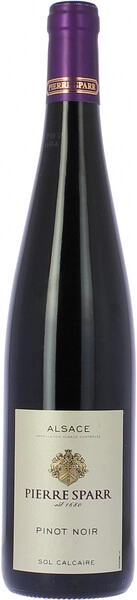 Пьер Спарр Пино Нуар Соль-Калькер красное сухое 0,75 л. 12,5% Вино сортовое выдержанное категории А.О.С.