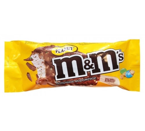 Эскимо М@М's арахис (молочное) 62гр