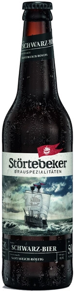 Штёртебекер Шварцбир 0,5 л. бут. 5% Пиво темное нефильтр.