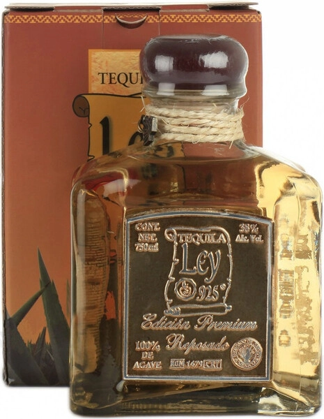 Лей 925 Репосадо Премиум в п/у 0,75 л. 38% Текила