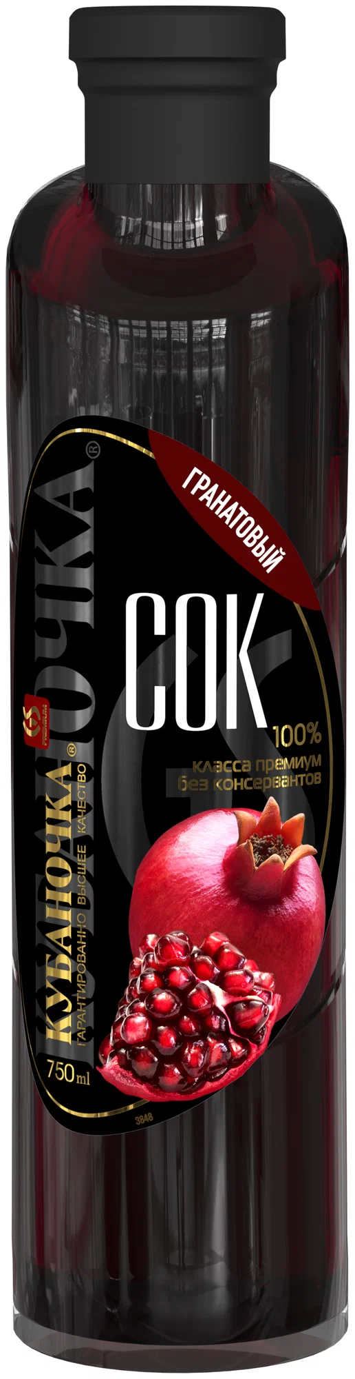 Кубаночка Гранатовый с/б 0,75 л. Сок восстановленный