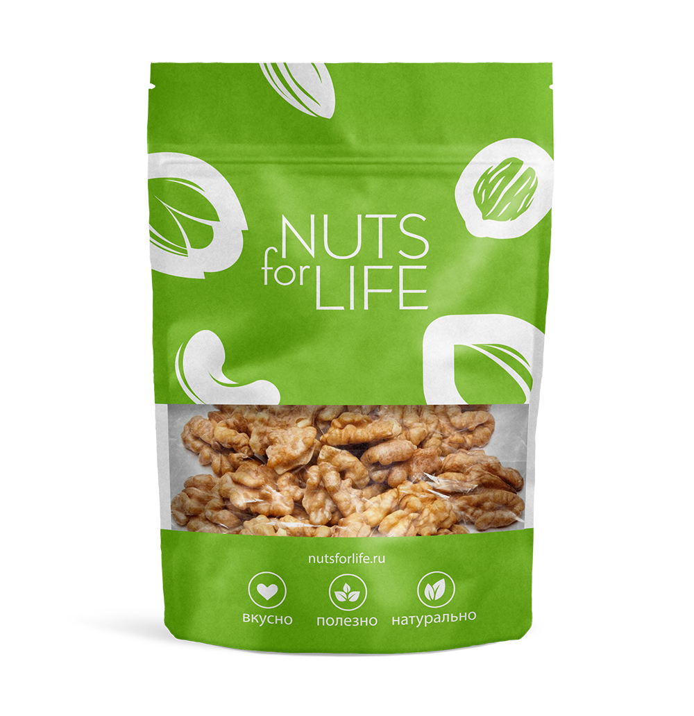 грецкий орех обжаренный nuts for life 80 г картинка