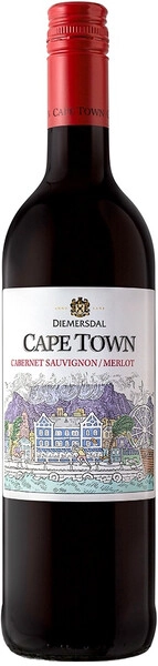 Кейп Таун Димерсдаль Каберне-Совиньон/Мерло полусухое красное 0,75 л. 14% Вино