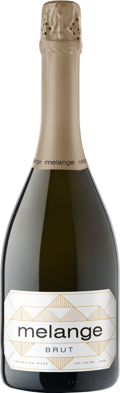 Меланж белое брют 0,75 л. 12,5% Вино российское игристое с ЗГУ