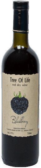 Дерево жизни Ежевика сухая 0,75 л. 11% Плодовая алкогольная продукция 