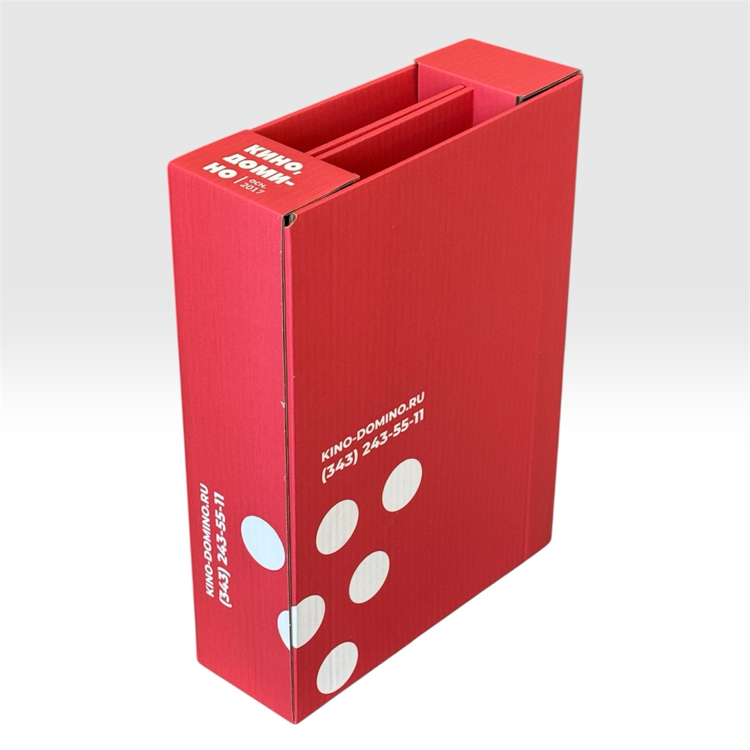 Коробка Кино-Домино под 3 бутылки 280*95*333