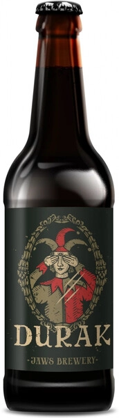 Джоус Дурак 0,5 л.бут. 9% Пиво темное непастеризованное нефильтрованное